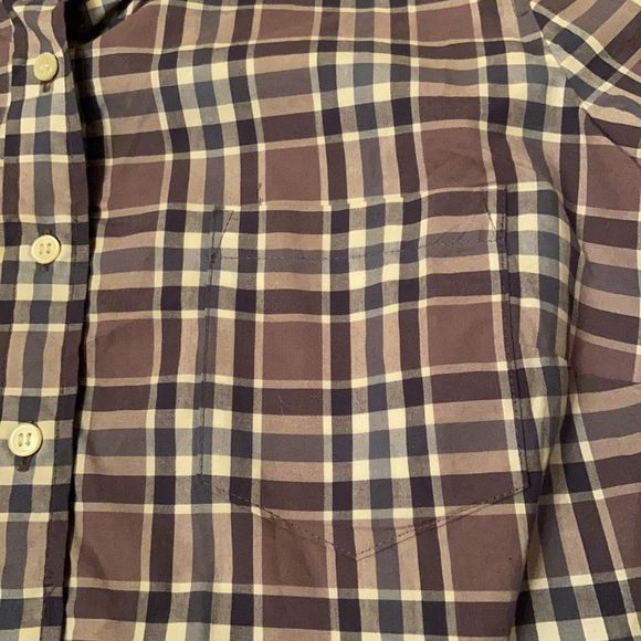 J. CREW The Perfect Shirt Purple Plaid Button Down Shirt - Picture 8 of 10